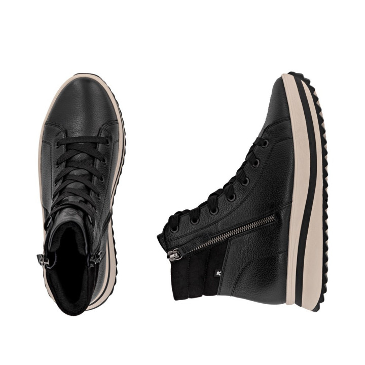 Bottine noir W3870-00 Rieker