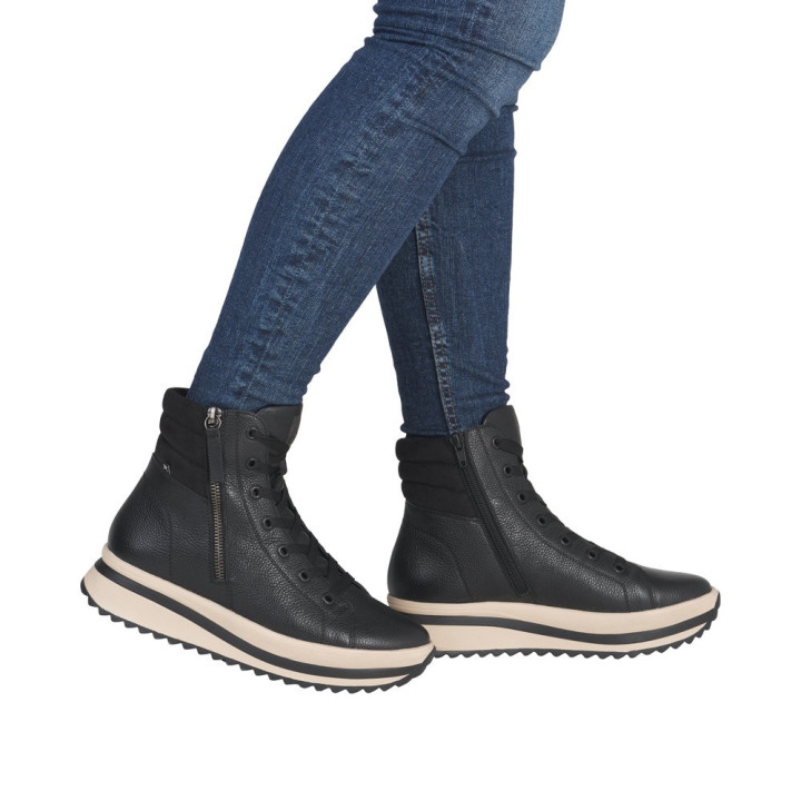 Bottine noir W3870-00 Rieker