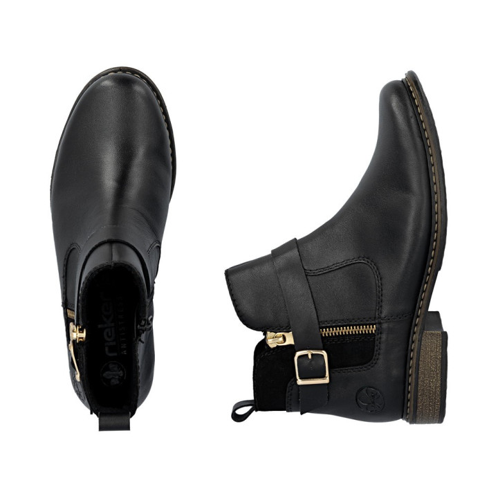 Bottine cuir RIEKER Z4959-00
