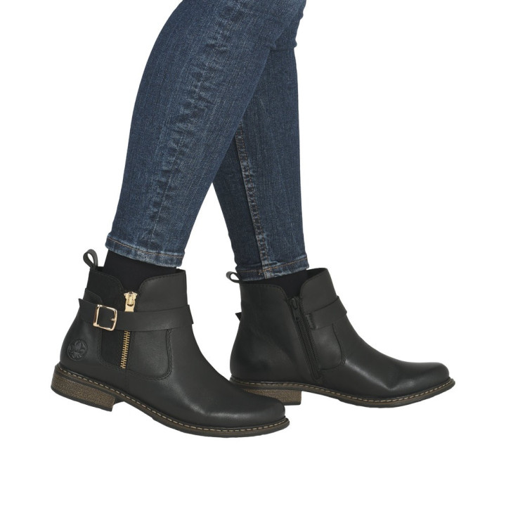 Bottine cuir RIEKER Z4959-00