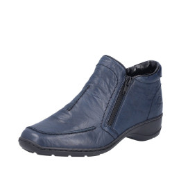 Bottine en cuir bleu RIEKER 58386-14