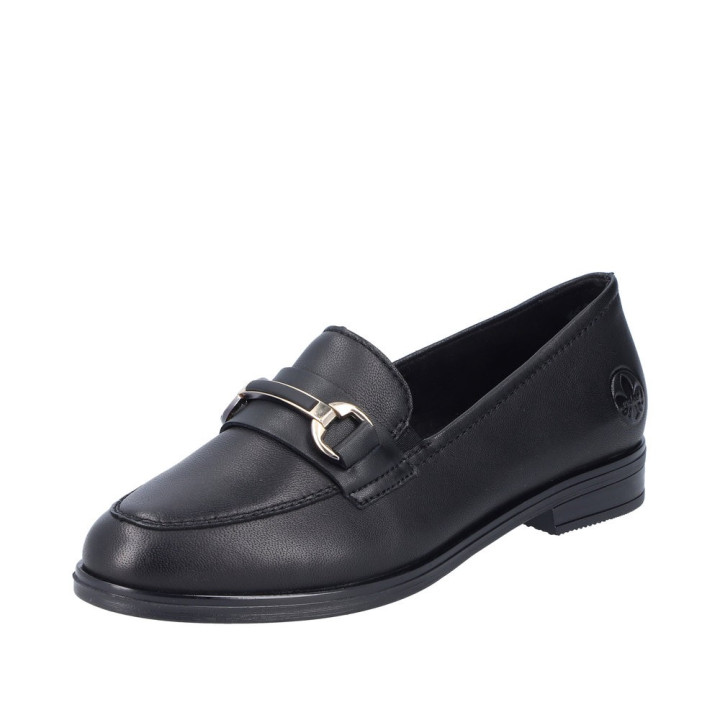 Mocassin femme cuir RIEKER 46262-01