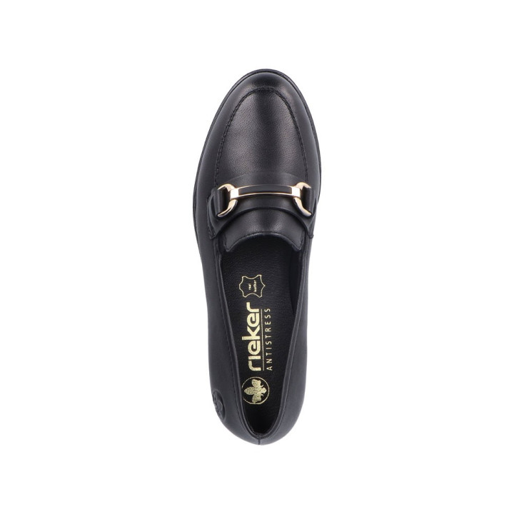 Mocassin femme cuir RIEKER 46262-01