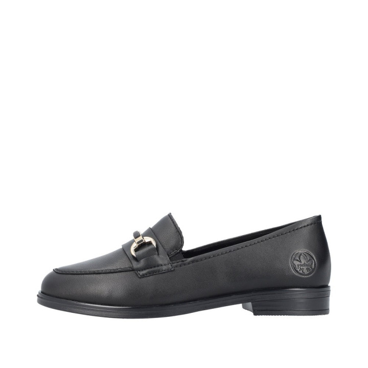 Mocassin femme cuir RIEKER 46262-01