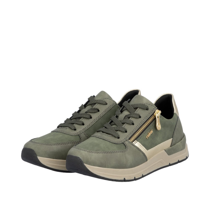Basket femme kaki RIEKER 58902-54