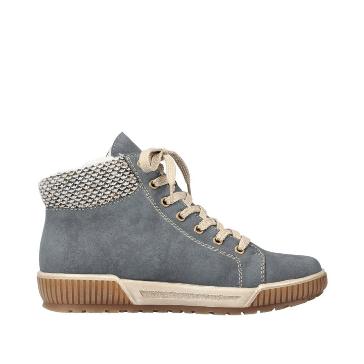 Bottine bleu Rieker
