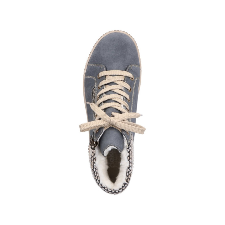 Bottine bleu Rieker