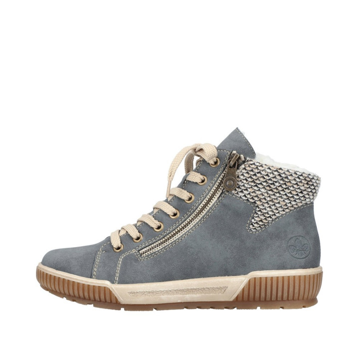 Bottine bleu Rieker