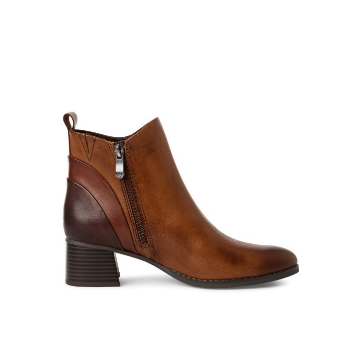 Bottine MARCO TOZZI 25348 COGNAC COMB