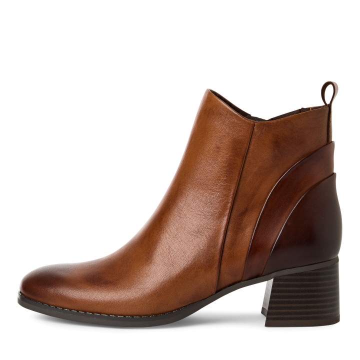 Bottine MARCO TOZZI 25348 COGNAC COMB