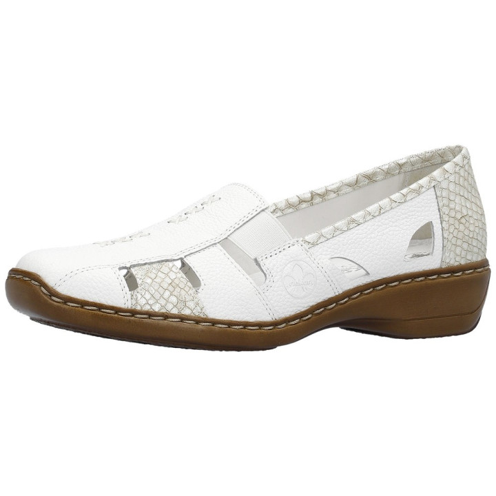 Rieker Femme mocassins ballerines 41385-80 beige