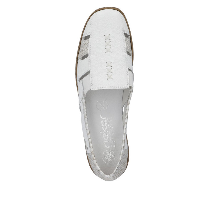 Rieker Femme mocassins ballerines 41385-80 beige