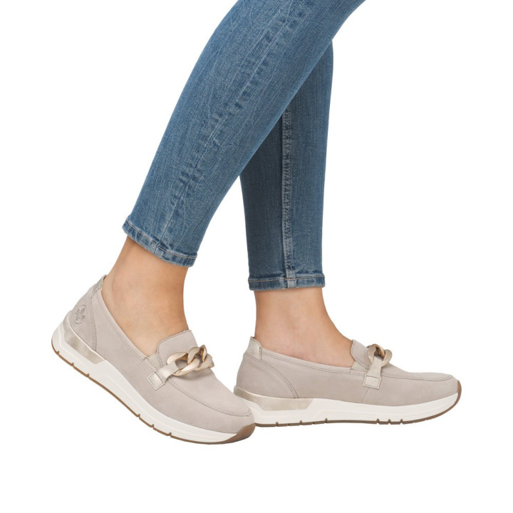 Mocassin beige Rieker