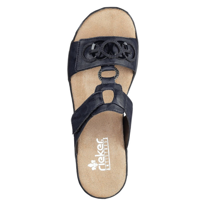 Mule femme Rieker 62936-14 bleu