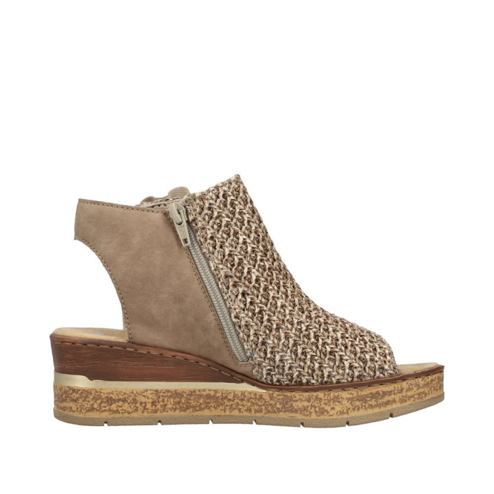 Sandale compensées Rieker femme 63791-60