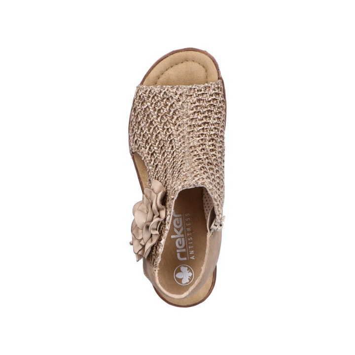 Sandale compensées Rieker femme 63791-60