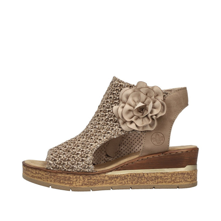 Sandale compensées Rieker femme 63791-60