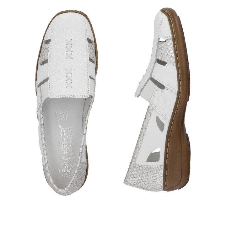 Rieker Femme mocassins ballerines 41385-80 beige