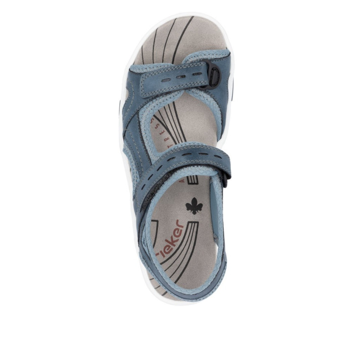 Sandale Rieker femme bleu