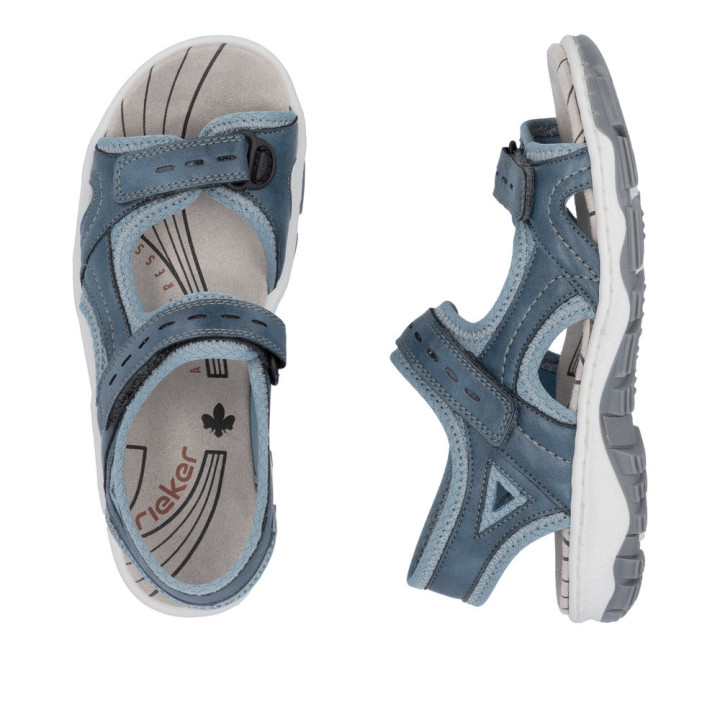 Sandale Rieker femme bleu