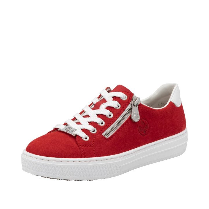 Basket Rieker femme rouge L59L1-33