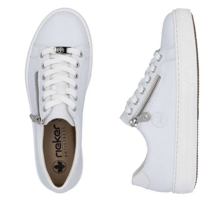 Basket Rieker femme cuir blanche L59L1-83