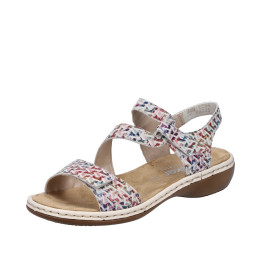Sandale Rieker femme multicolore cuir moelleuse 659C7-94