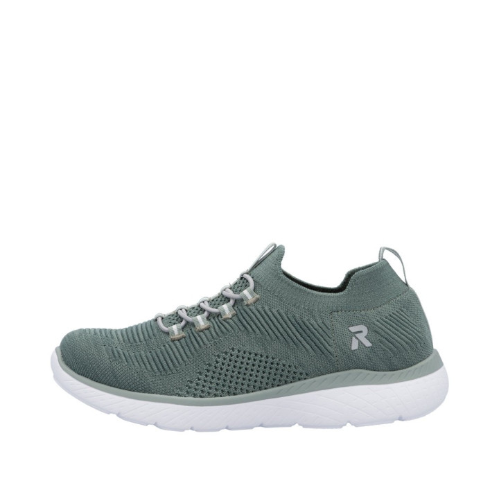 Basket Rieker Femme Verte M5074-52 mémoire de forme