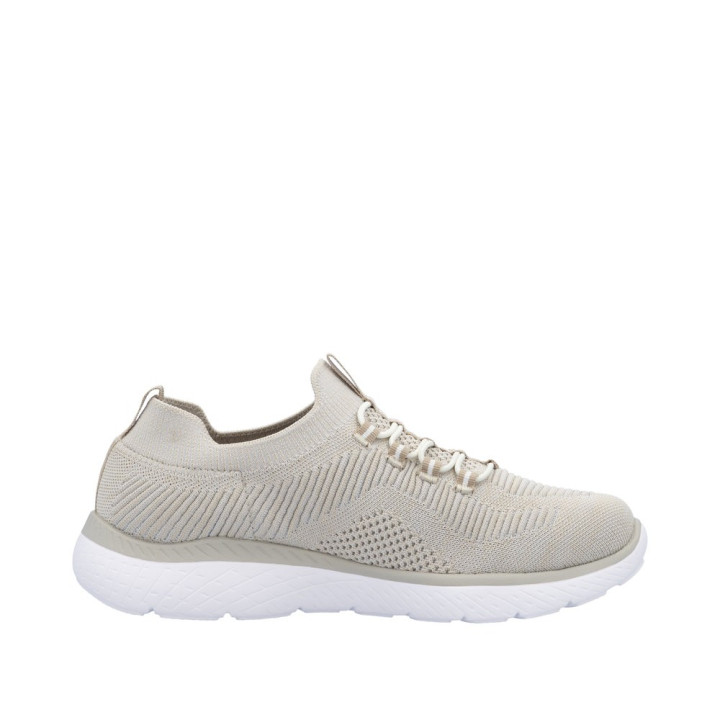 Basket Rieker Femme M5074-64  Beige