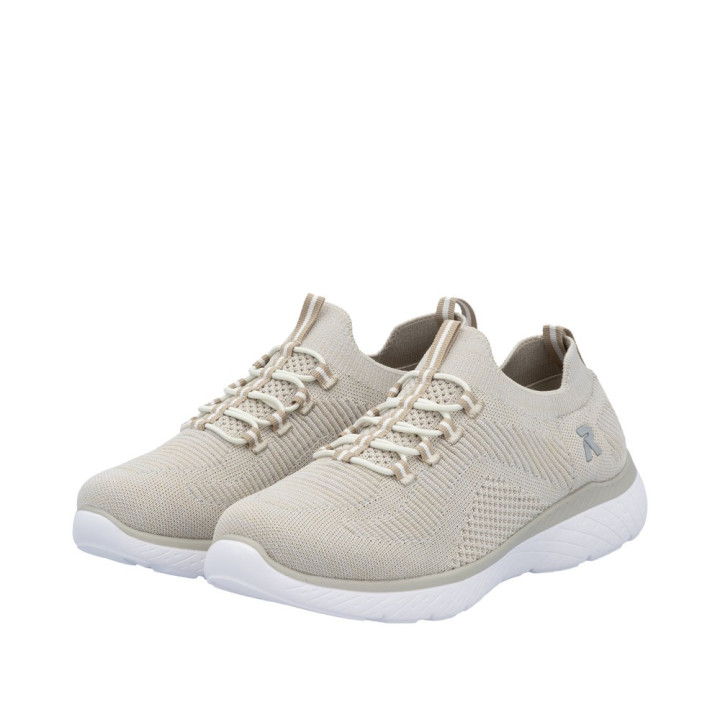 Basket Rieker Femme M5074-64  Beige