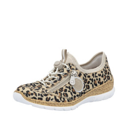 Basket Rieker Femme Léopard N4263-92 Mémoire de forme