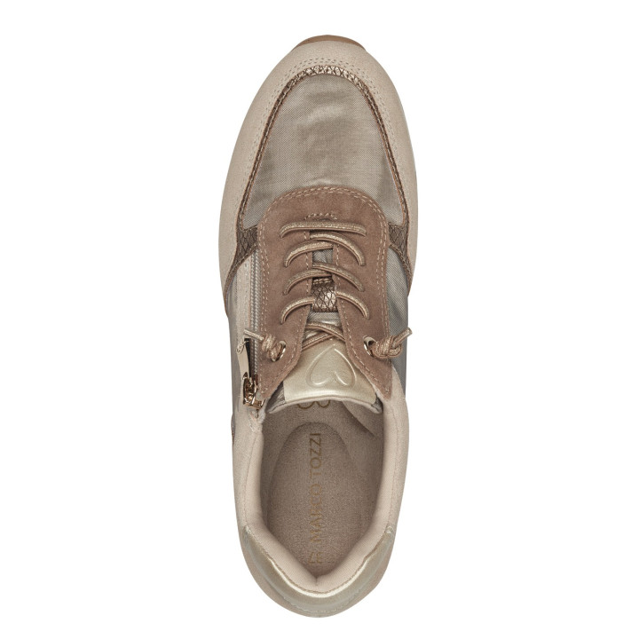 Basket Marco  Tozzi 23759 Beige Semelle amovible
