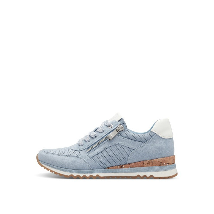 Basket Marco Tozzi 23781 Polar Comb Bleu Clair Semelle amovible