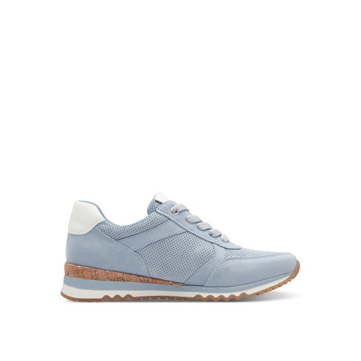 Basket Marco Tozzi 23781 Polar Comb Bleu Clair Semelle amovible