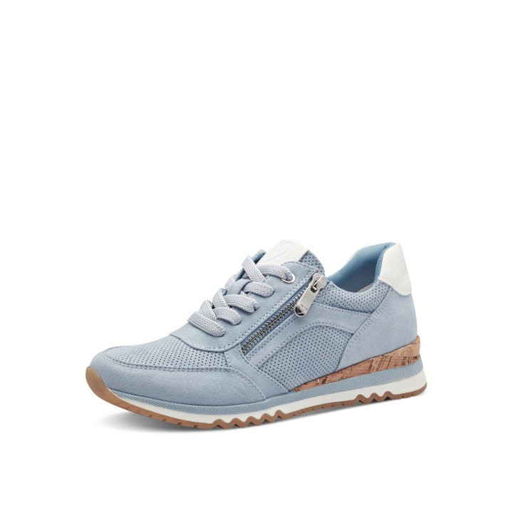 Basket Marco Tozzi 23781 Polar Comb Bleu Clair Semelle amovible