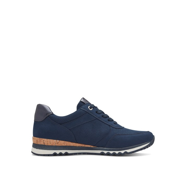 Basket Marco Tozzi 23781 Navy Comb Semelle amovible Bleu Foncé