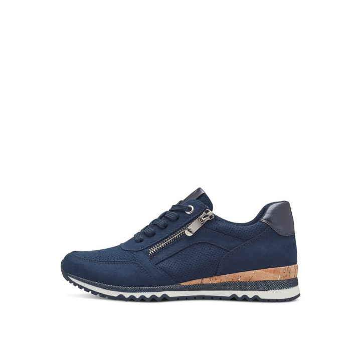 Basket Marco Tozzi 23781 Navy Comb Semelle amovible Bleu Foncé