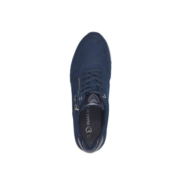 Basket Marco Tozzi 23781 Navy Comb Semelle amovible Bleu Foncé