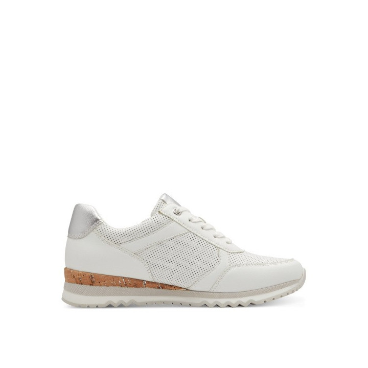 Basket Marco Tozzi 23782 White Comb Blanche Semelle amovible