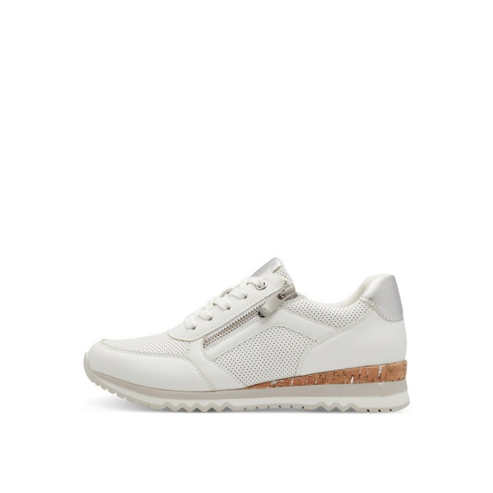 Basket Marco Tozzi 23782 White Comb Blanche Semelle amovible