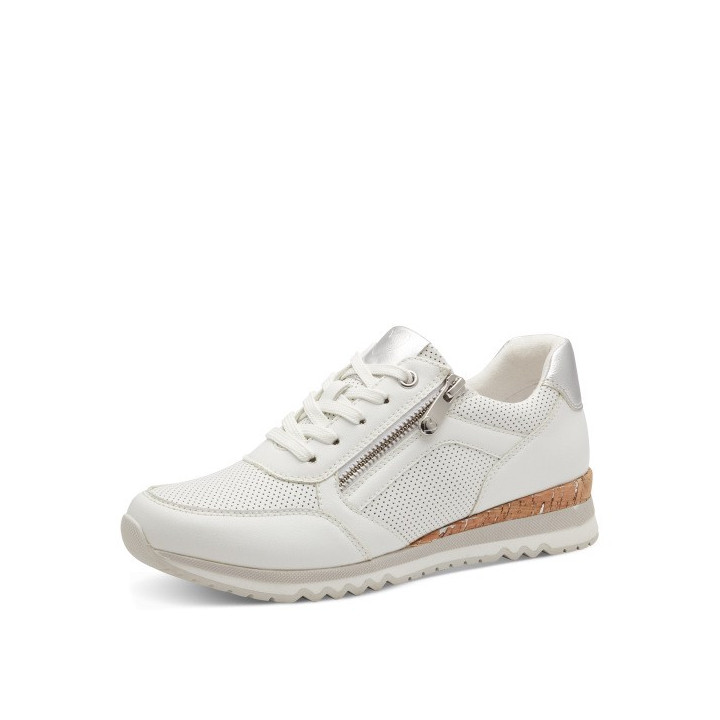 Basket Marco Tozzi 23782 White Comb Blanche Semelle amovible