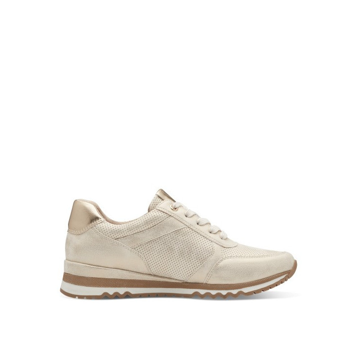 Basket Marco Tozzi 23782 Dune Met Comb Beige Semelle amovible