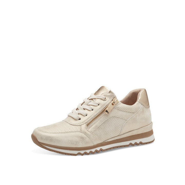 Basket Marco Tozzi 23782 Dune Met Comb Beige Semelle amovible