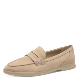 Mocassin 24603 Taupe Nubuck Marco Tozzi Semelle amovible