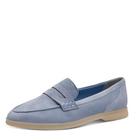 Mocassin Marco Tozzi 24603 Polar Bleu Nubuck Semelle amovible