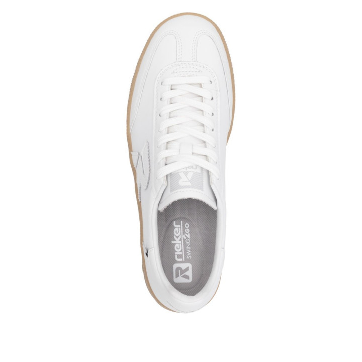Basket Rieker Femme Blanche W2200-80 semelle amovible