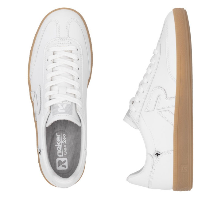 Basket Rieker Femme Blanche W2200-80 semelle amovible