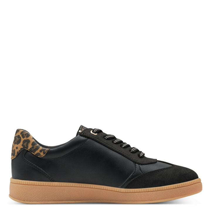 Basket Marco Tozzi 23739 Black Léopard Semelle amovible