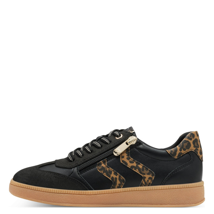 Basket Marco Tozzi 23739 Black Léopard Semelle amovible