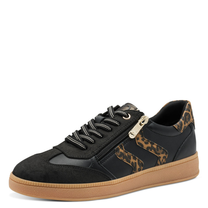 Basket Marco Tozzi 23739 Black Léopard Semelle amovible